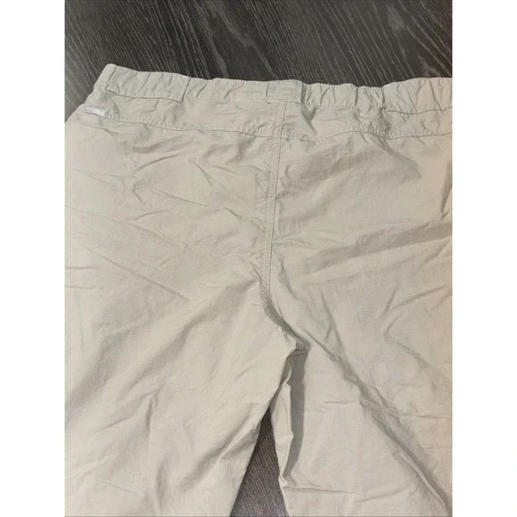 Colombia Chino Pants Size M22 Brown Omni Shade Lightweight - Picture 13 of 13